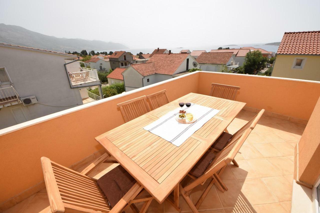 Luxury Penthouse With Jacuzzi In Orebić Exterior foto